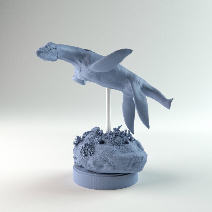 Rhomaleosaurus turning - Dino and Dog Miniatures
