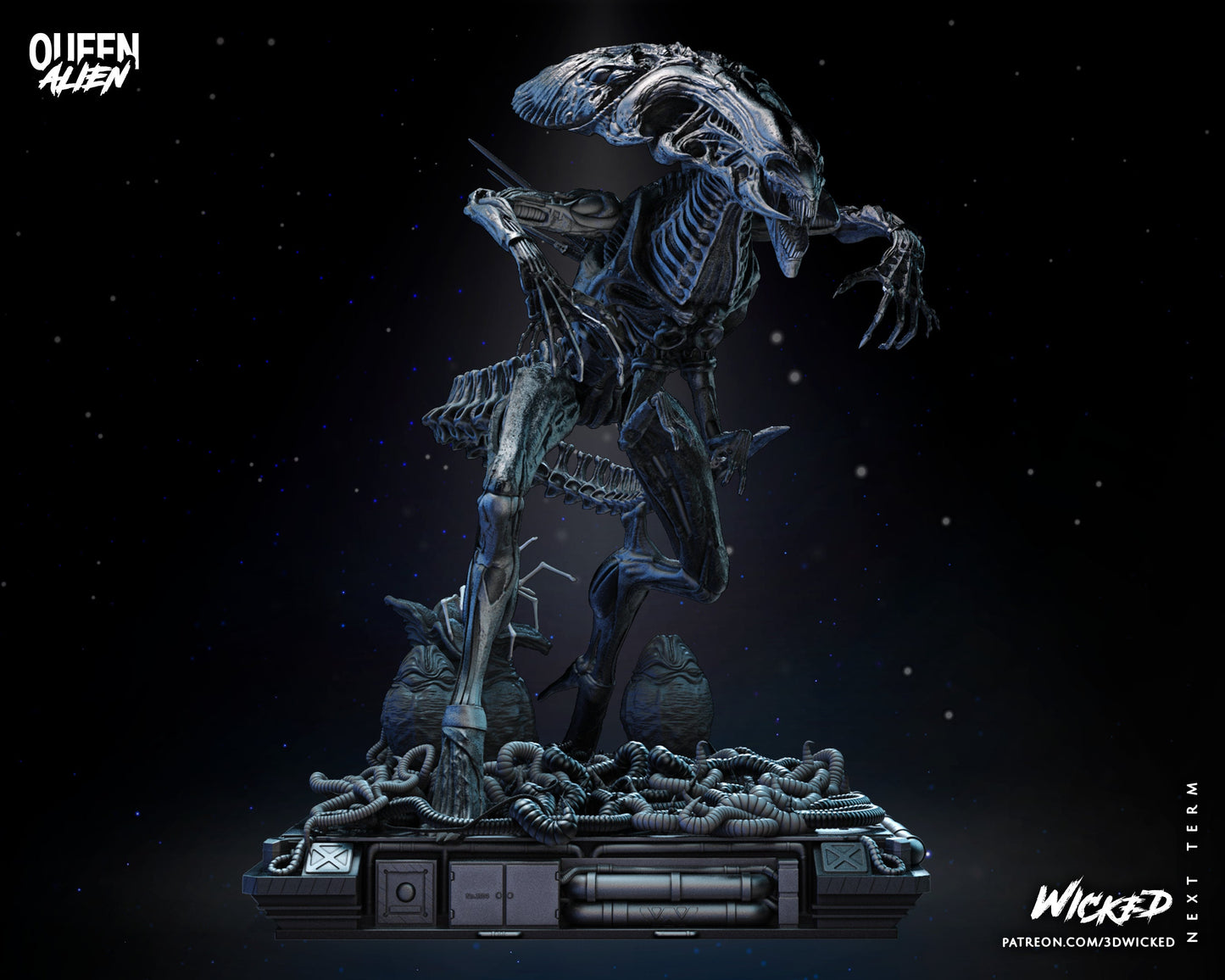 Alien Queen - Wicked 3D Models