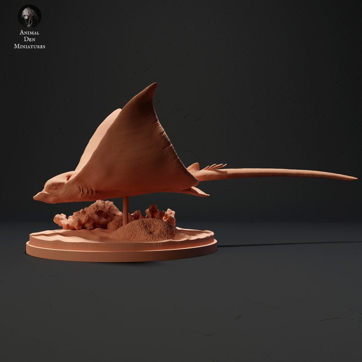 Spotted Eagle Ray - UNPAINTED - Animal Den Miniatures