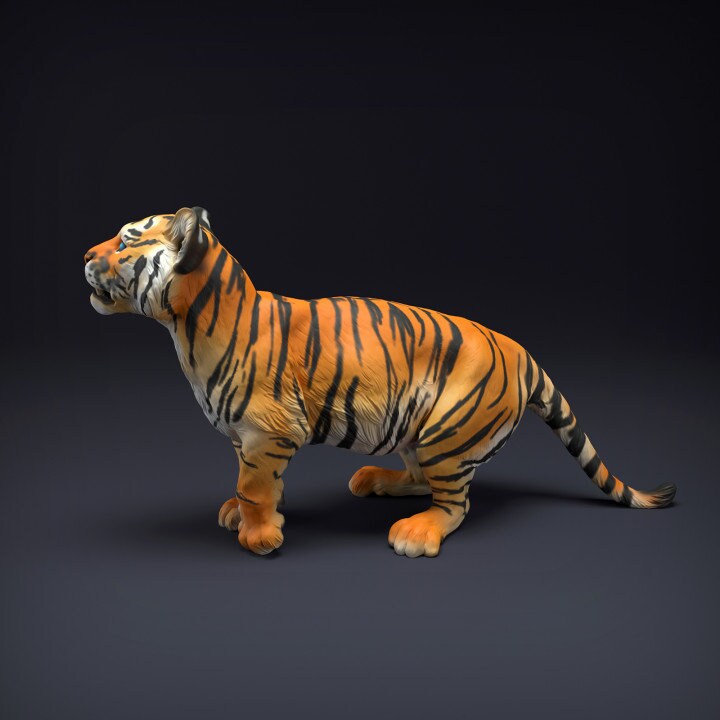 Tiger Cub - UNPAINTED - Animal Den Miniatures