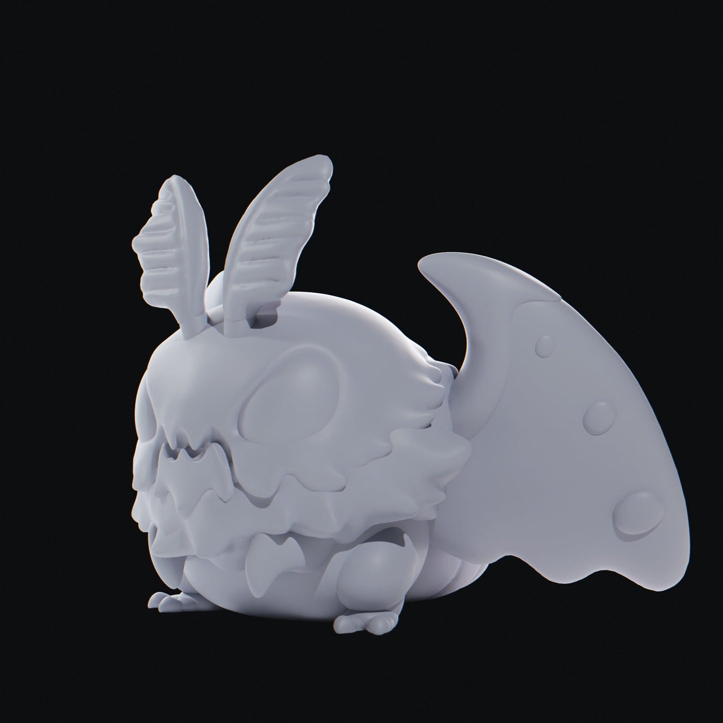 Mothman - UNPAINTED - Grumpii Art Toy