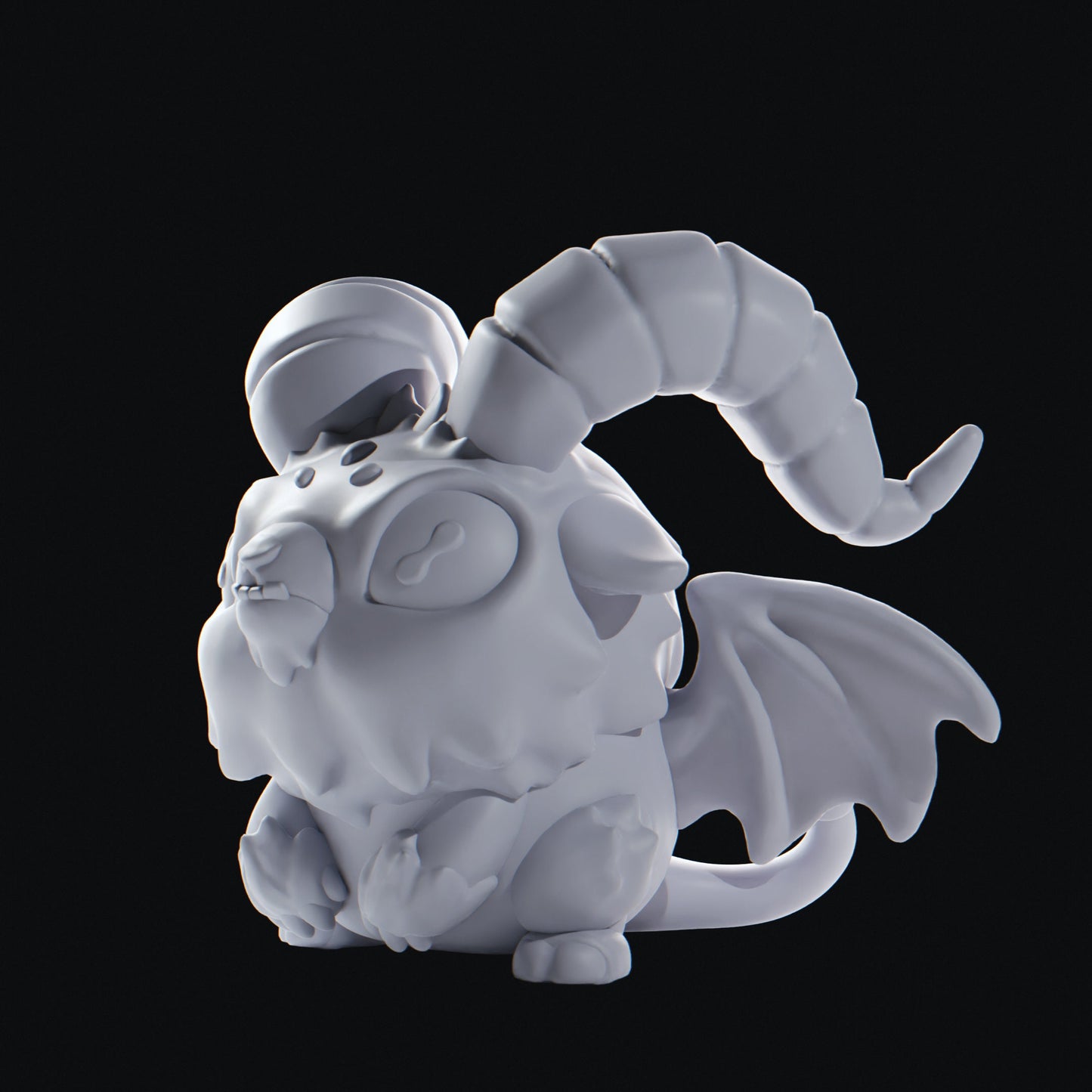 DevilGoat - UNPAINTED - Grumpii Art Toy