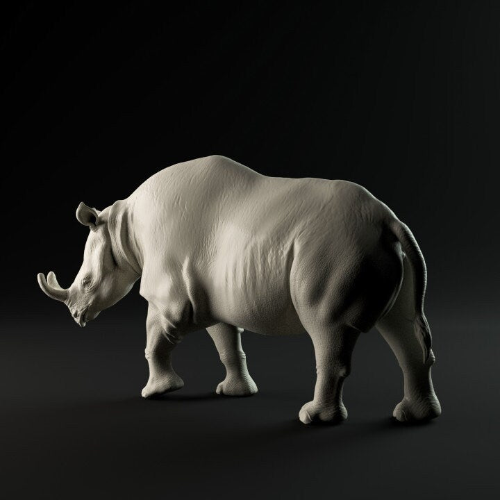 Megacerops/Brontotherium -UNPAINTED - Dino and Dog Miniatures
