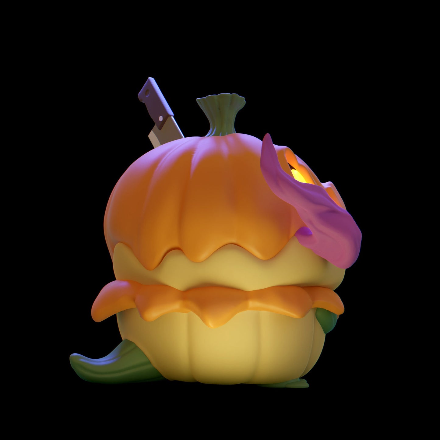Pumpkin - UNPAINTED - Grumpii Art Toy