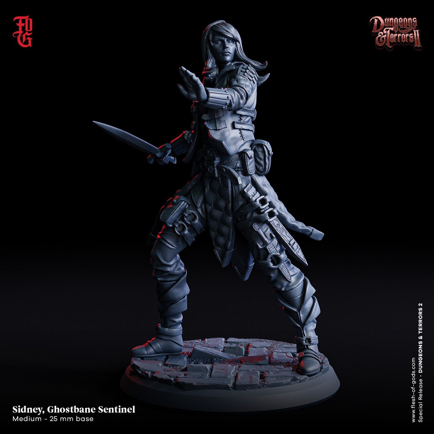 Sidney, Ghostbane Sentinel - Hero - Flesh of Gods