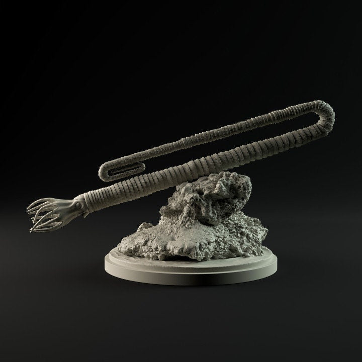 Diplomoceras swimming - UNPAINTED - Dino and Dog Miniatures