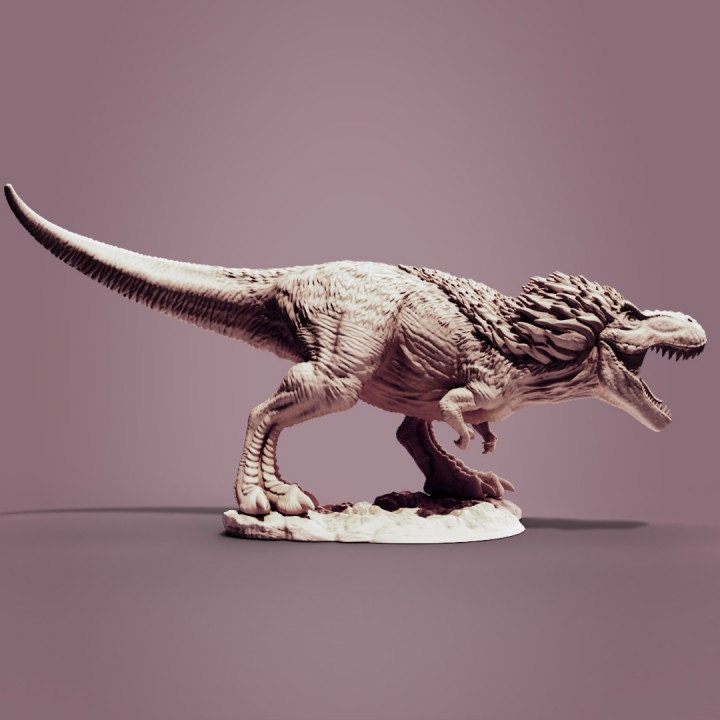 Feathered Trex - UNPAINTED - Clynche Art