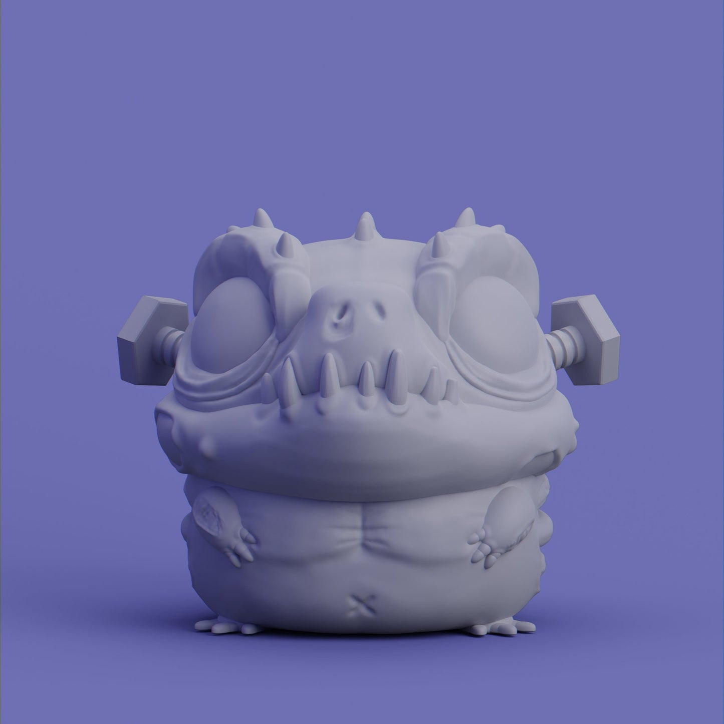 Zombii - UNPAINTED - Grumpii Art Toy