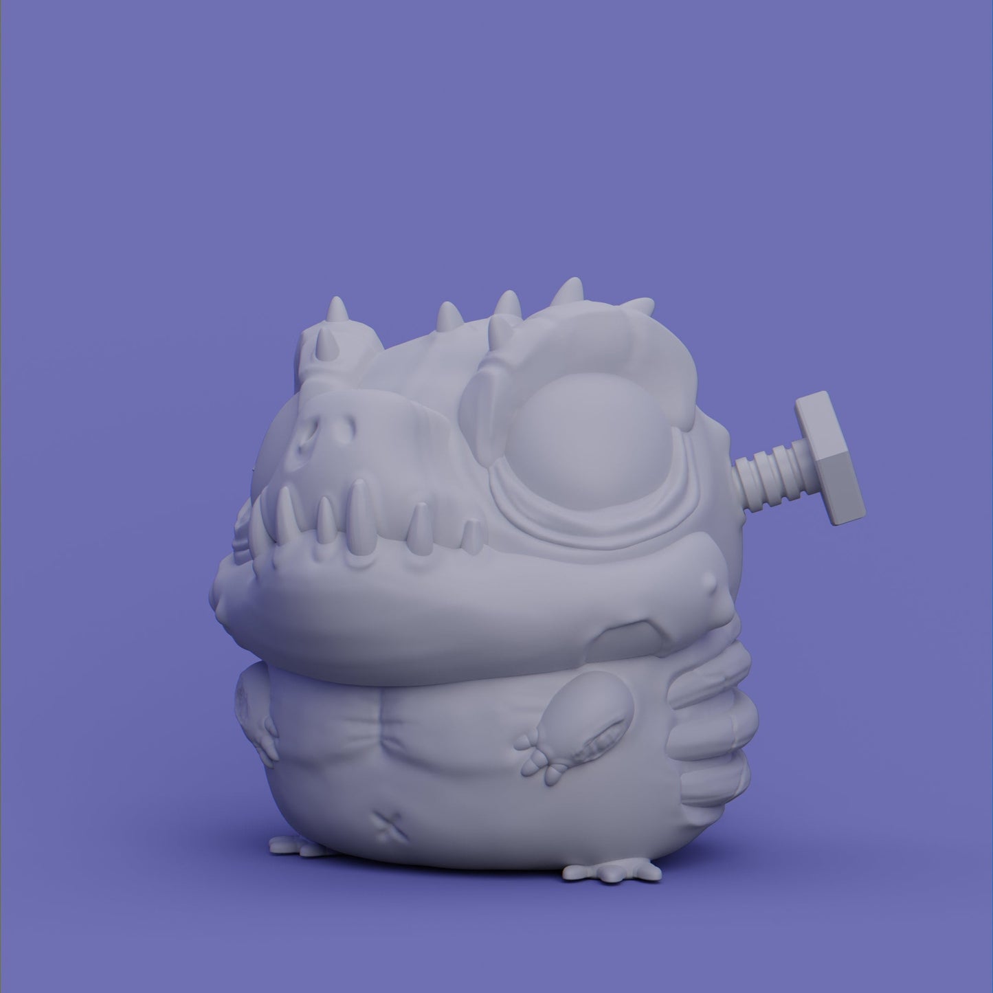Zombii - UNPAINTED - Grumpii Art Toy