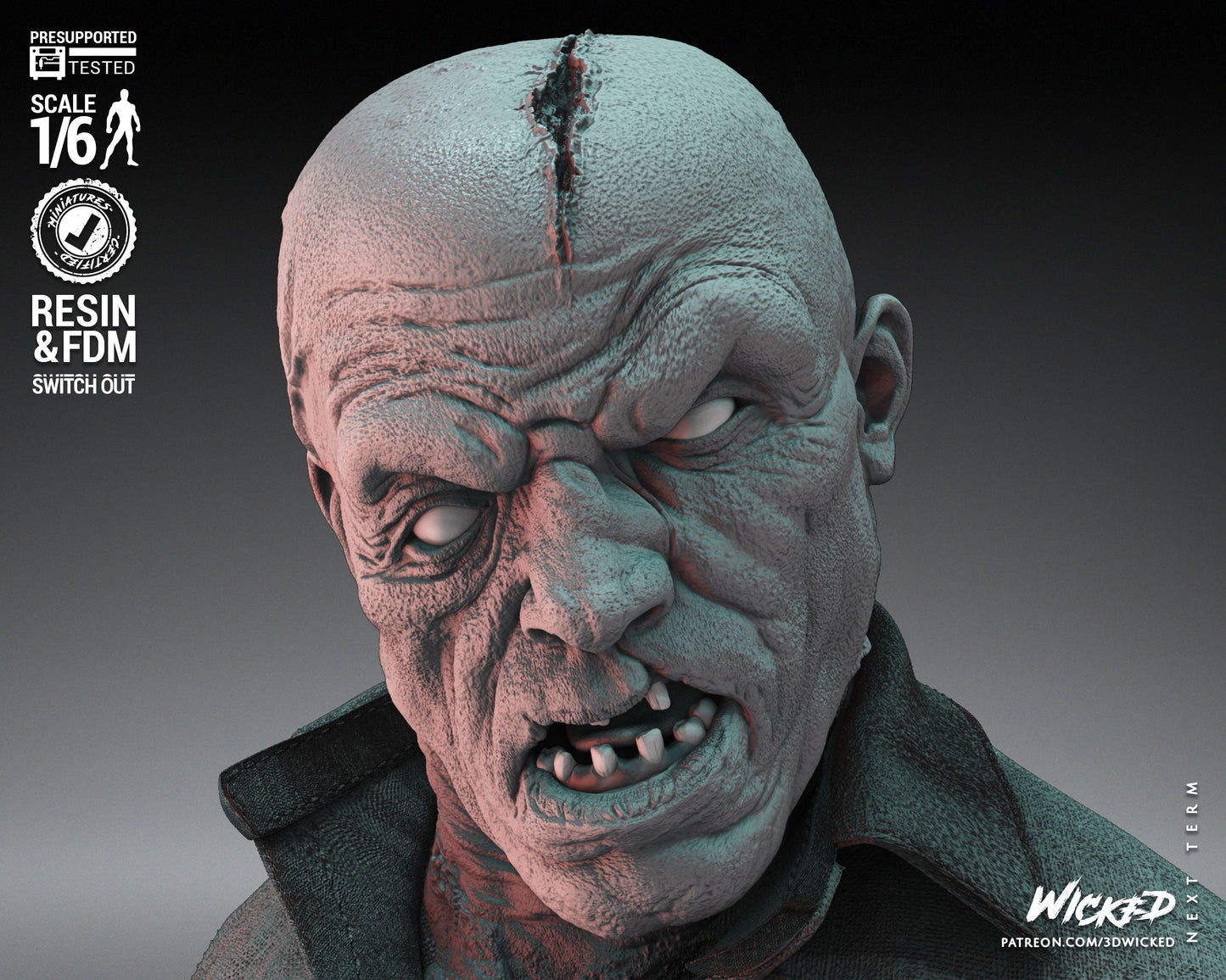 Jason - UNPAINTED - Fan Art by Wicked