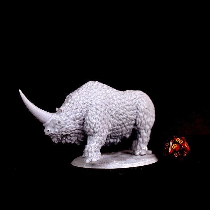 Elasmotherium - UNPAINTED - Clynche Art