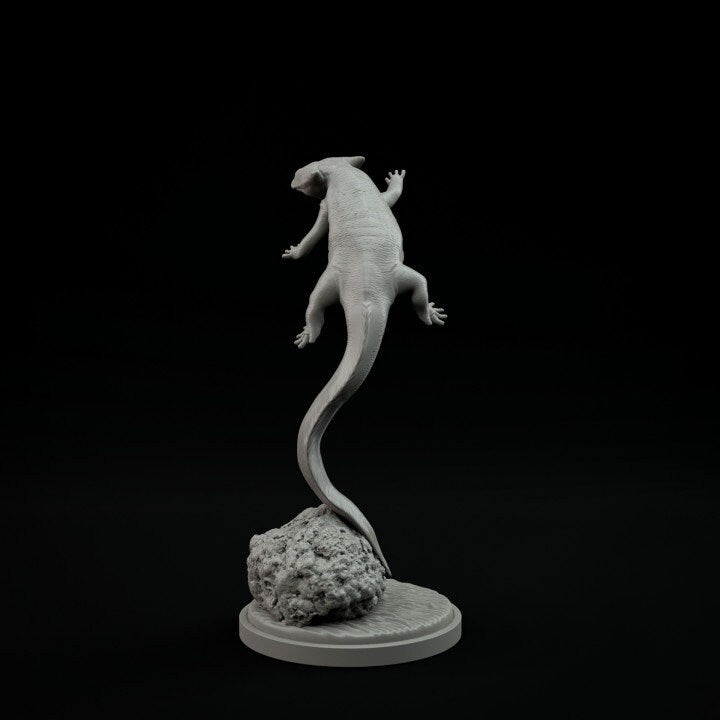 Diceratosaurus Floating - UNPAINTED- Dino and Dog Miniatures