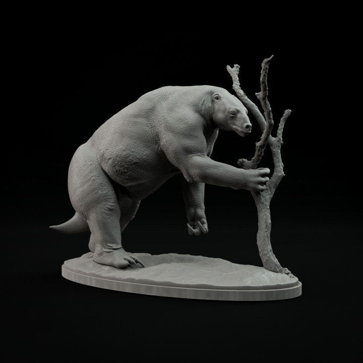 Eremotherium Standing - UNPAINTED - Dino and Dog Miniatures
