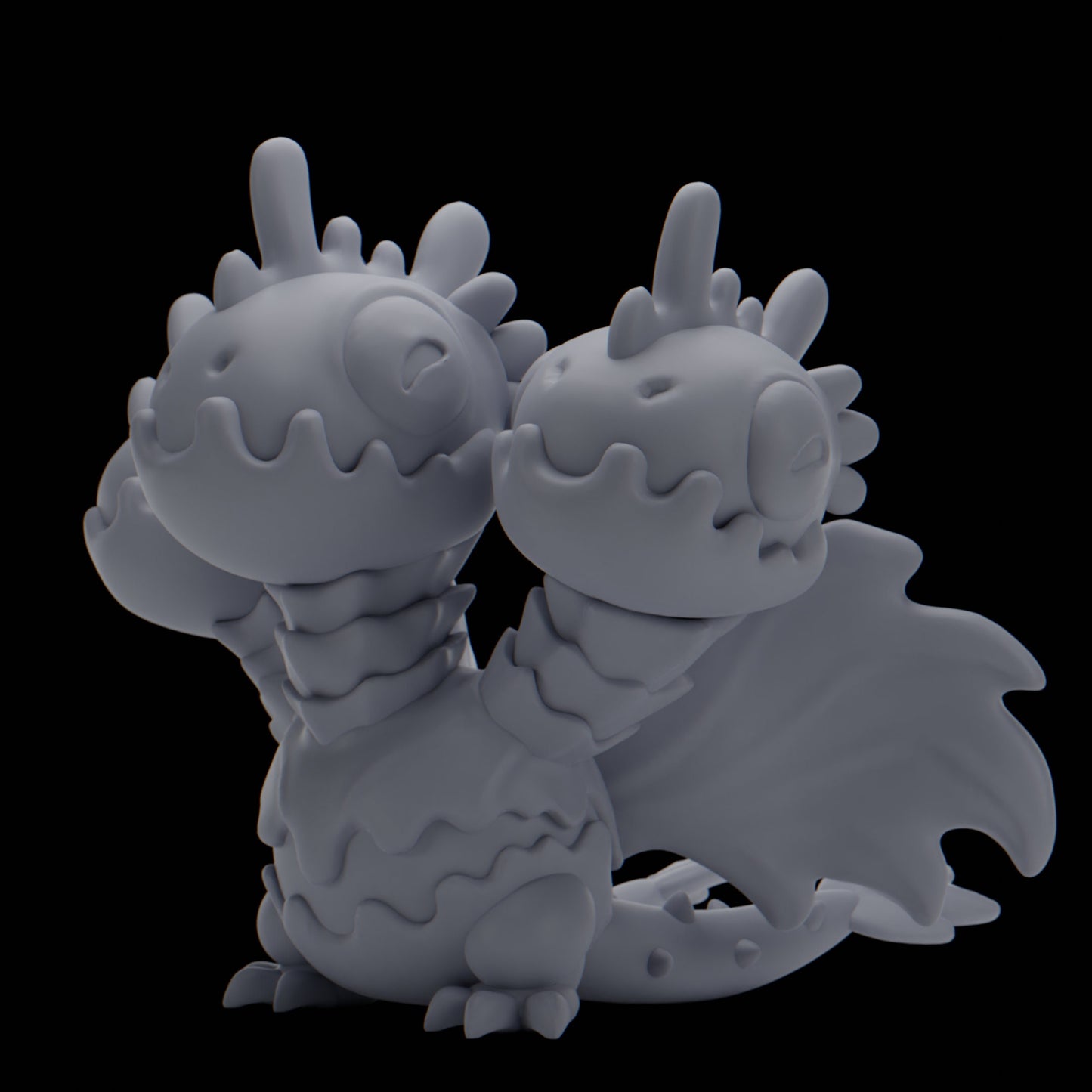 Triplii - UNPAINTED - Grumpii Art Toy