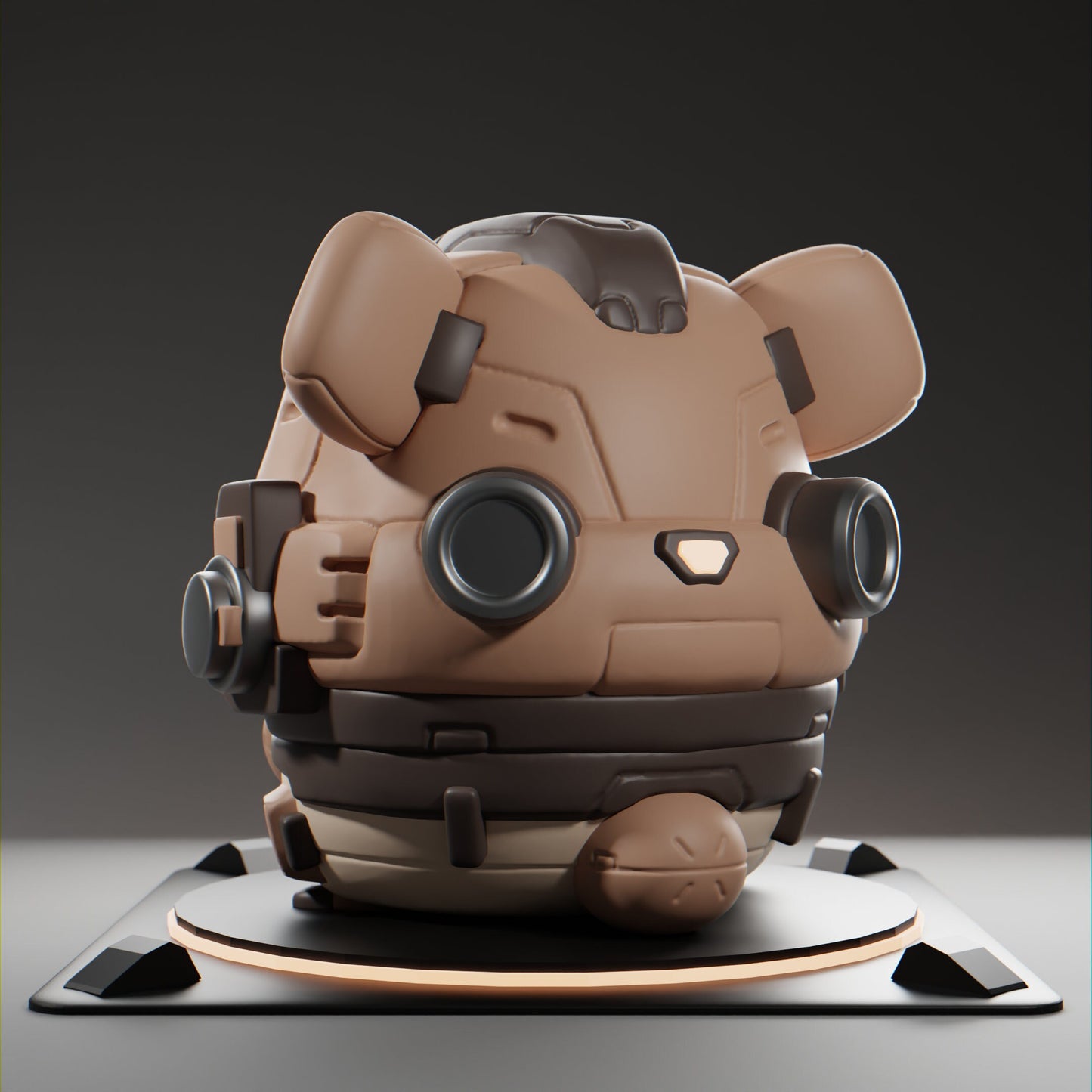Bearii - UNPAINTED - Grumpii Art Toy