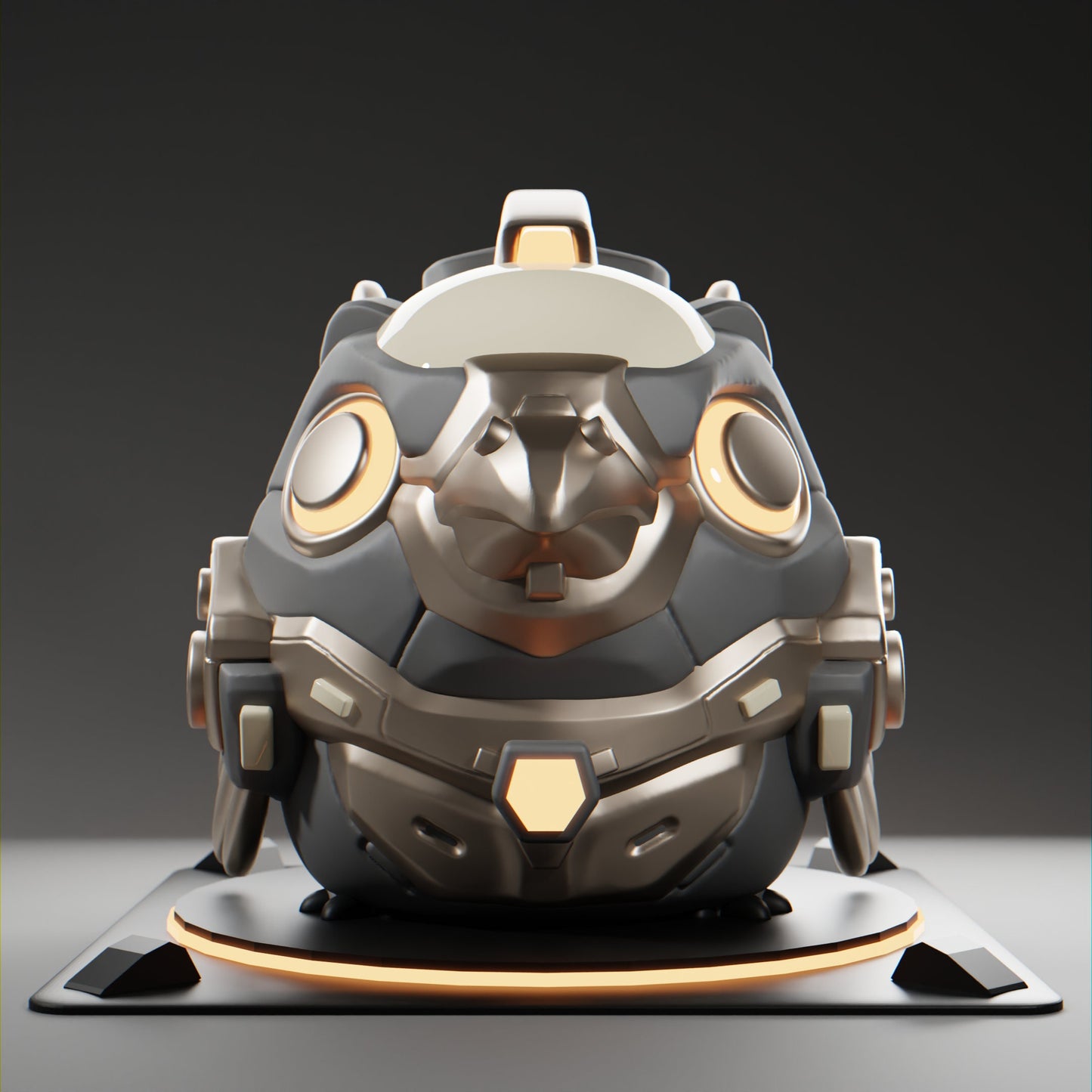 Crowii - UNPAINTED - Grumpii Art Toy