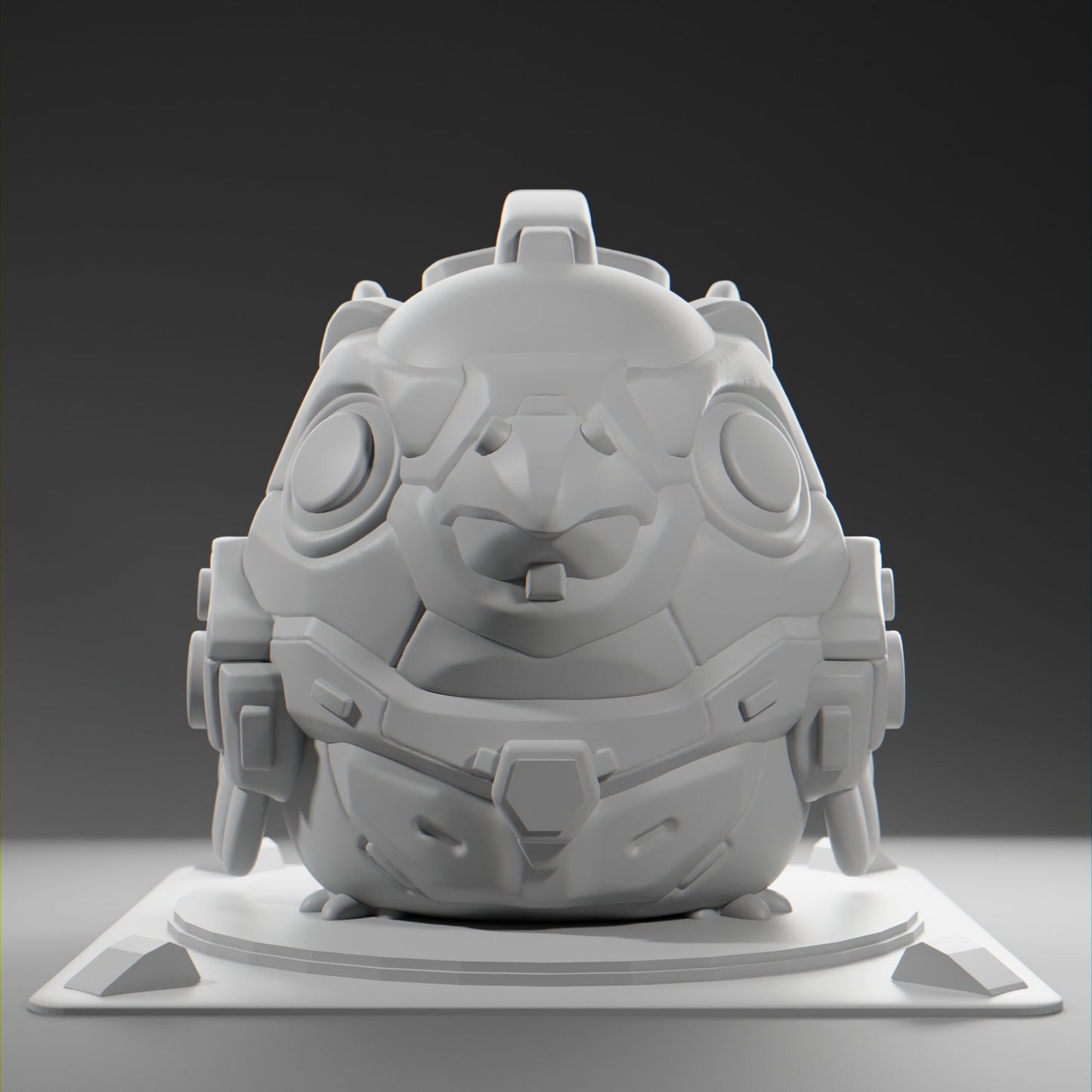 Crowii - UNPAINTED - Grumpii Art Toy