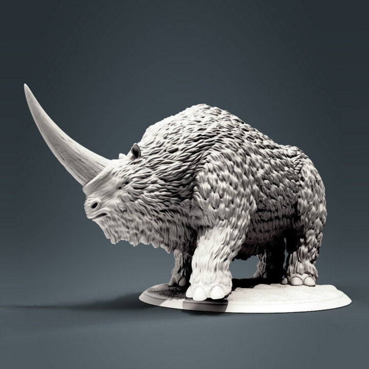 Elasmotherium - UNPAINTED - Clynche Art