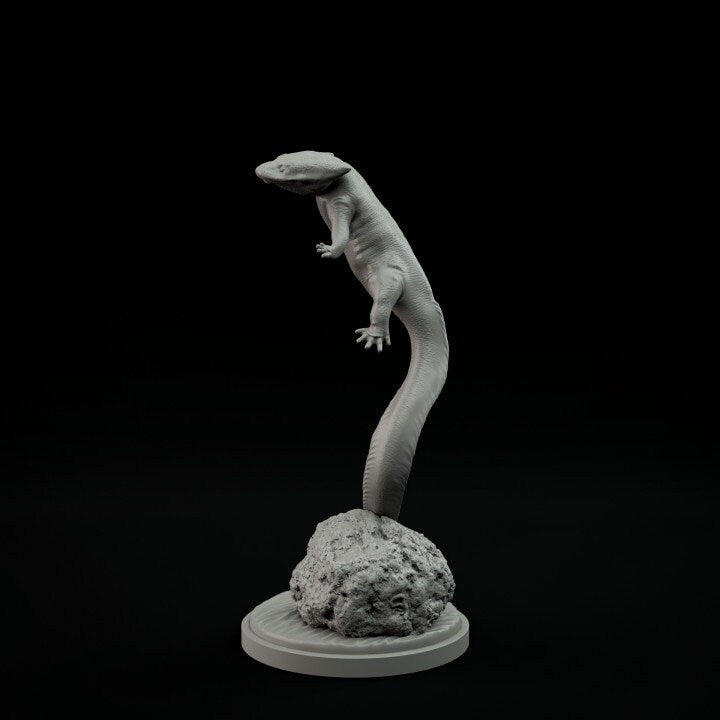 Diceratosaurus Floating - UNPAINTED- Dino and Dog Miniatures