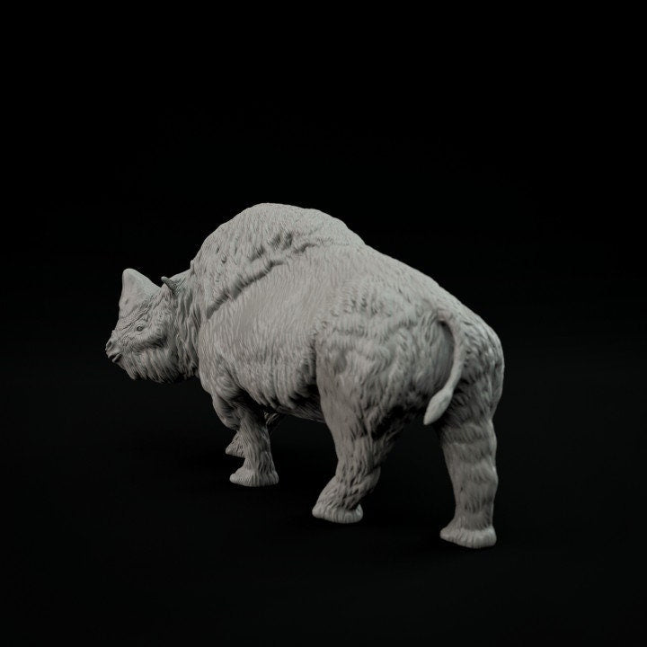 Elasmotherium - UNPAINTED - Dino and Dog Miniatures