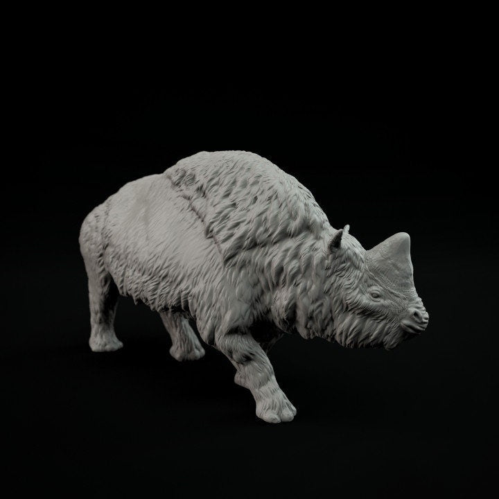 Elasmotherium - UNPAINTED - Dino and Dog Miniatures