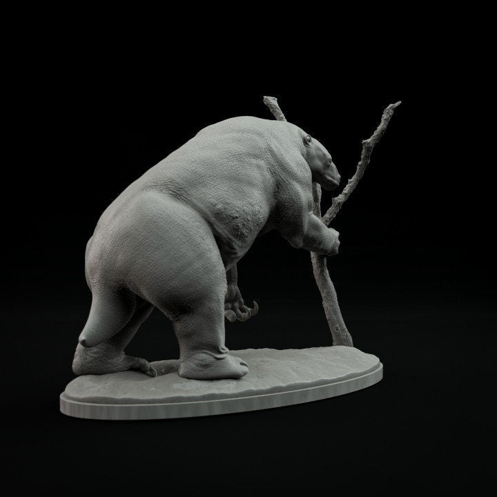 Eremotherium Standing - UNPAINTED - Dino and Dog Miniatures