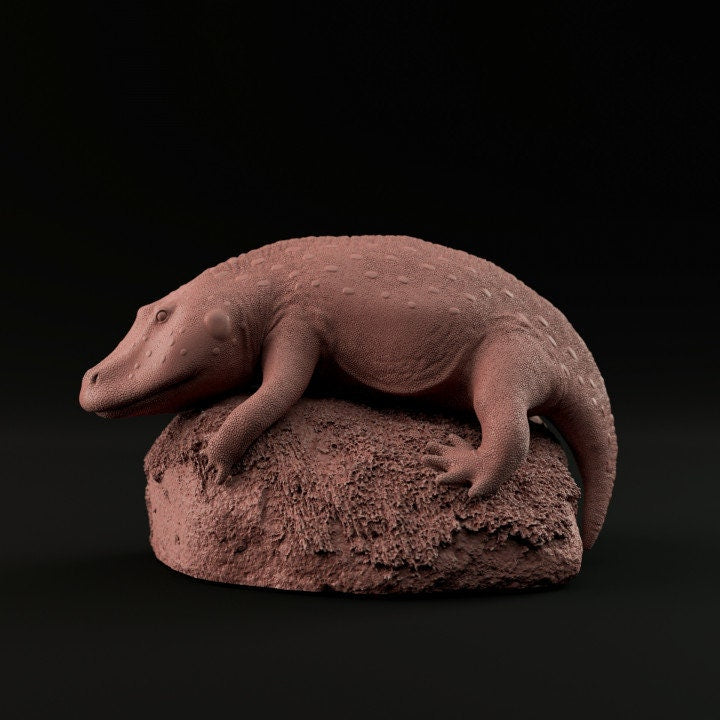 Eryops Resting - Dino and Dog Miniatures