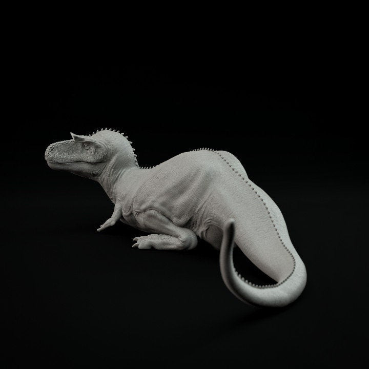 Gorgosaurus Waking Up - Dino and Dog Miniatures