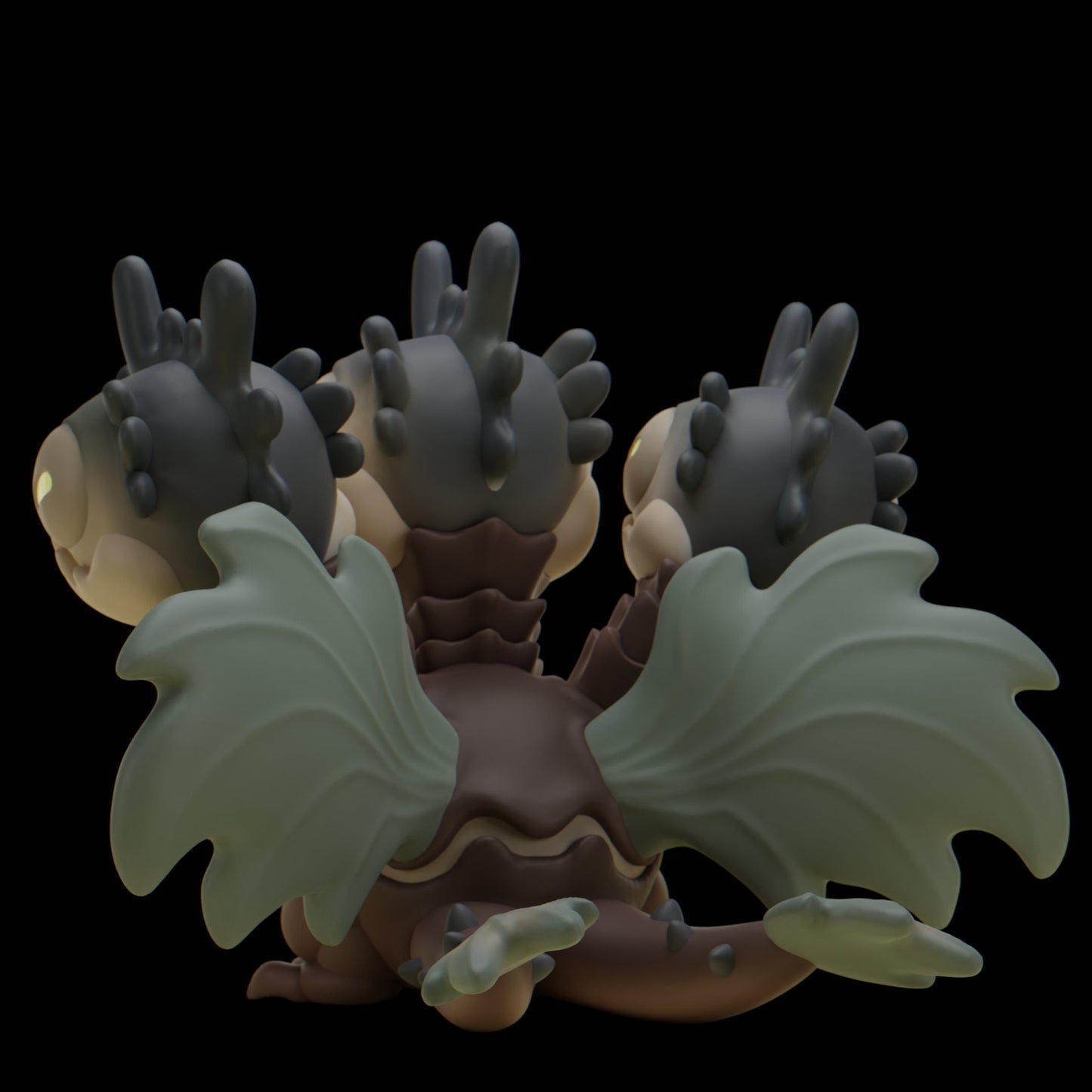 Triplii - UNPAINTED - Grumpii Art Toy