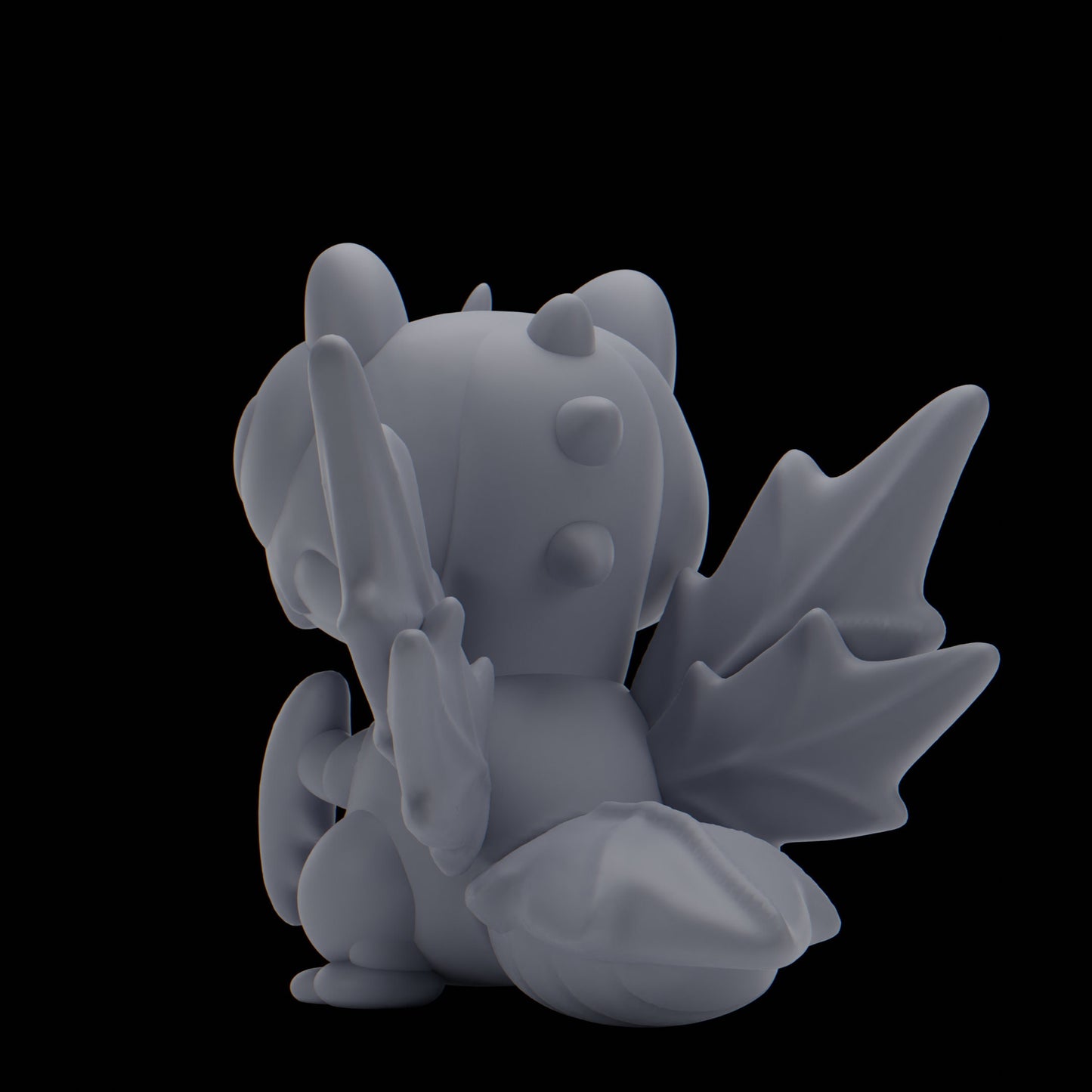 Mantii - UNPAINTED - Grumpii Art Toy