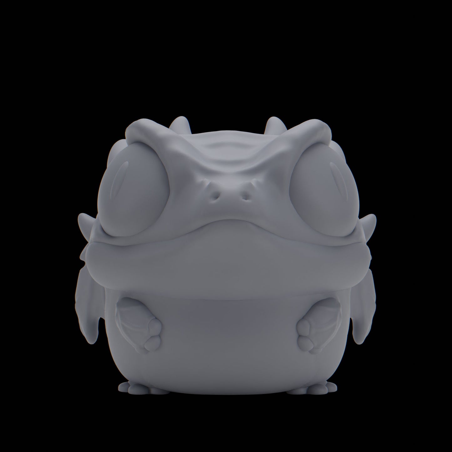 Satanic Leafii - UNPAINTED - Grumpii Art Toy