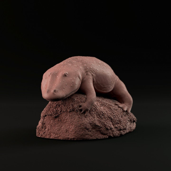 Eryops Resting - Dino and Dog Miniatures