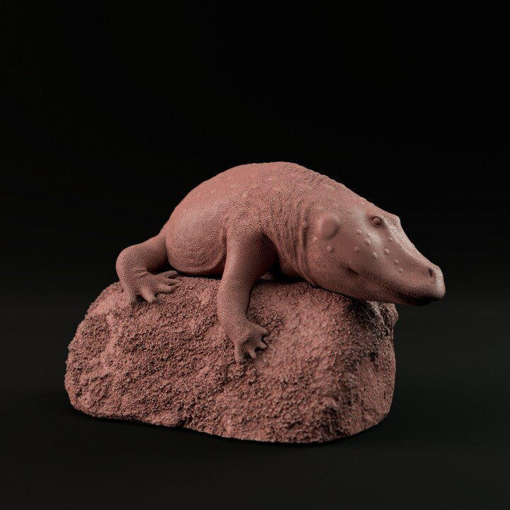 Eryops Resting - Dino and Dog Miniatures
