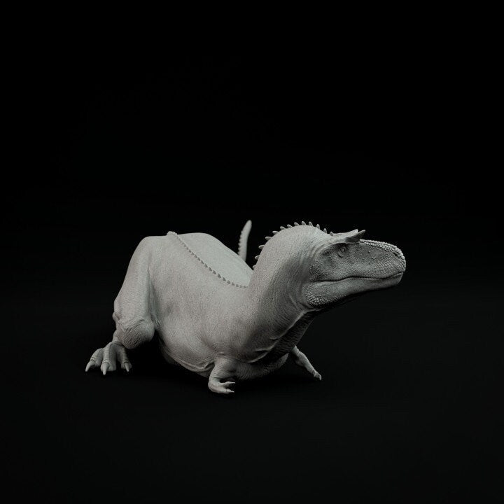 Gorgosaurus Waking Up - Dino and Dog Miniatures