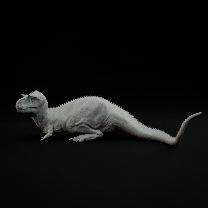 Gorgosaurus Waking Up - Dino and Dog Miniatures