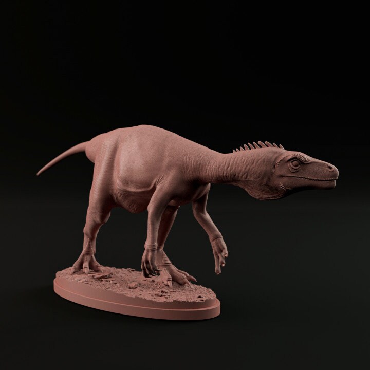 Herrerasaurus Sneaking - Dino and Dog Miniatures