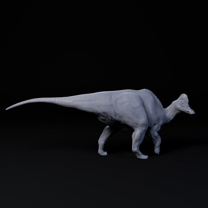 Corythosaurus Walking - UNPAINTED - Dino and Dog Miniatures