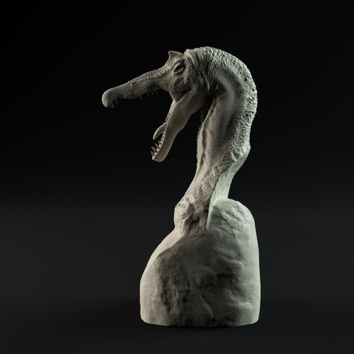 Baryonix Bust - Dino and Dog Miniatures