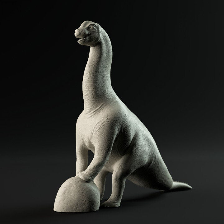 Isisaurus Baby Rear Up - Dino and Dog Miniatures