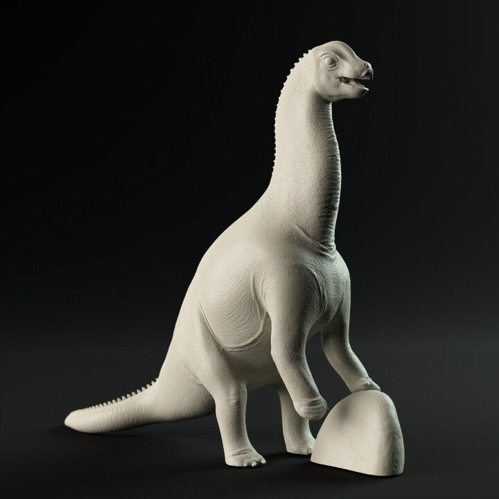Isisaurus Baby Rear Up - Dino and Dog Miniatures