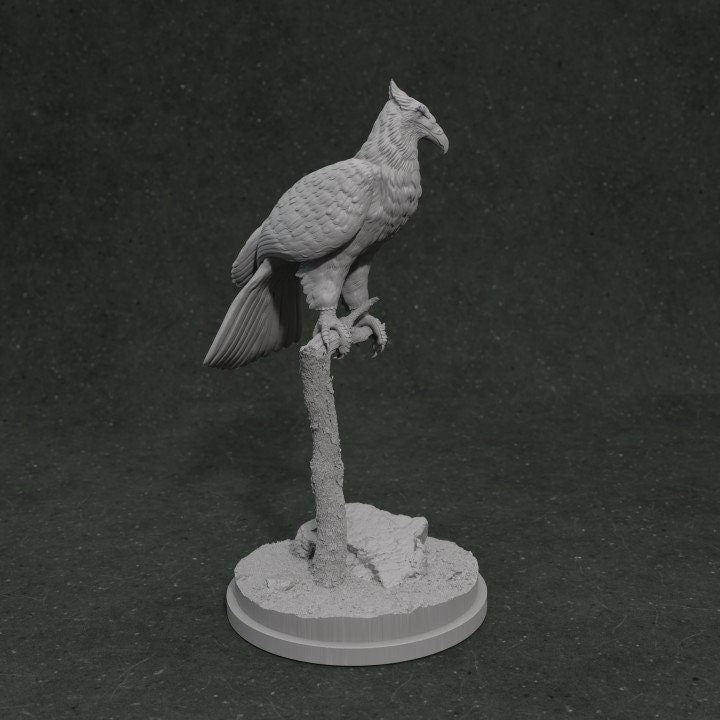 Haast Eagle Standing - Dino and Dog Miniatures