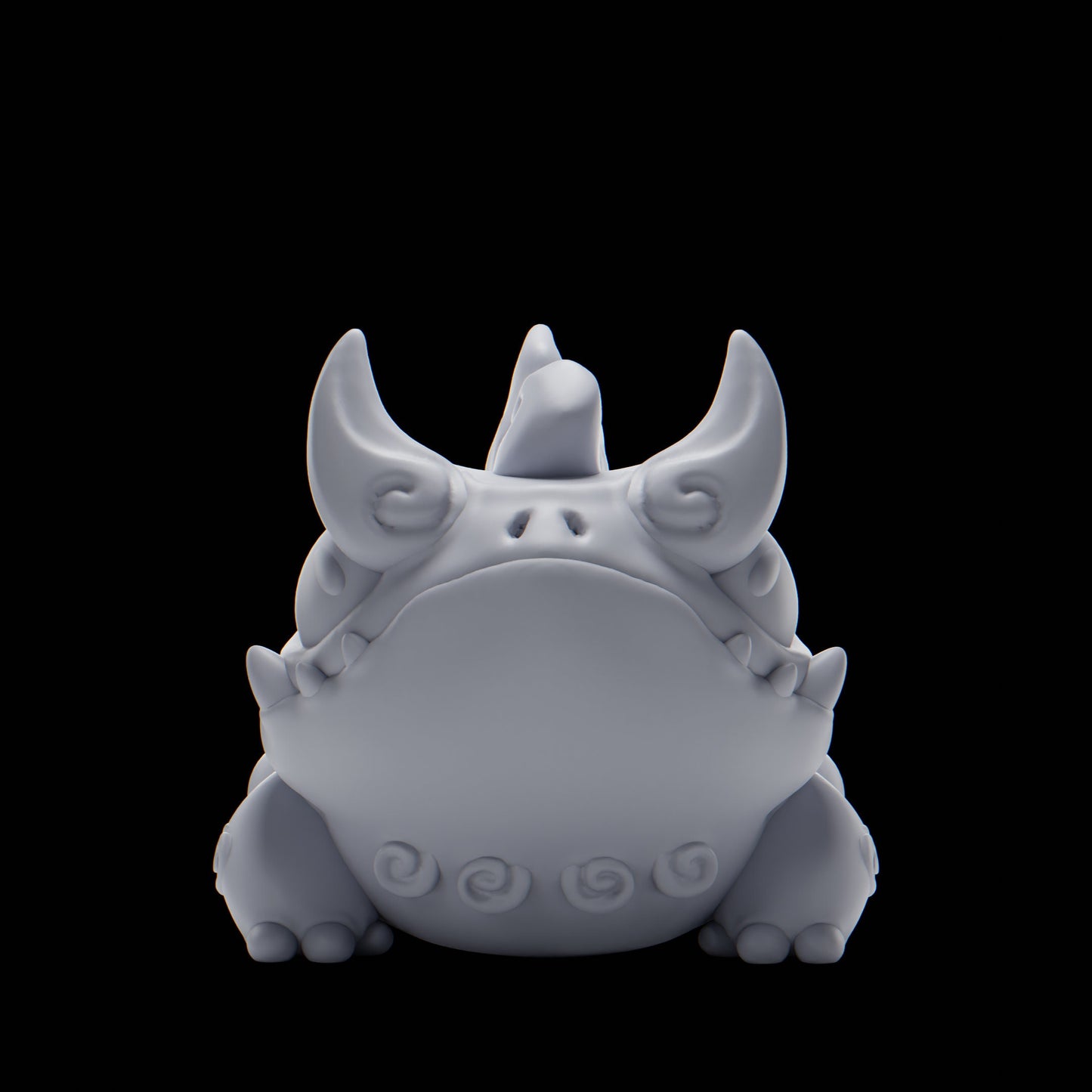 Kaerii (Toad) - UNPAINTED - Grumpii Art Toy