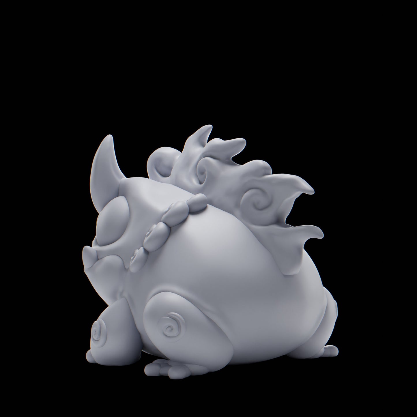 Kaerii (Toad) - UNPAINTED - Grumpii Art Toy