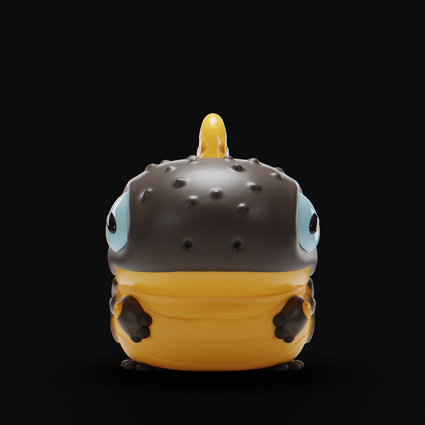 Hanzakii (Salamander) - UNPAINTED - Grumpii Art Toy