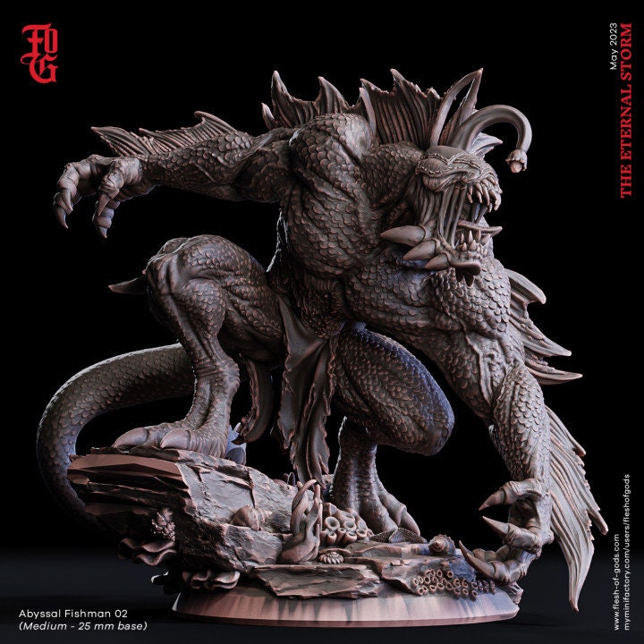 Abyssal Fishman - Flesh of Gods