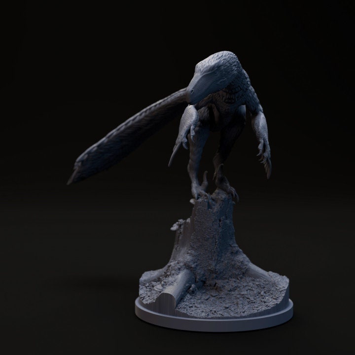 Dakotaraptor Standing - UNPAINTED - Dino and Dog Miniatures