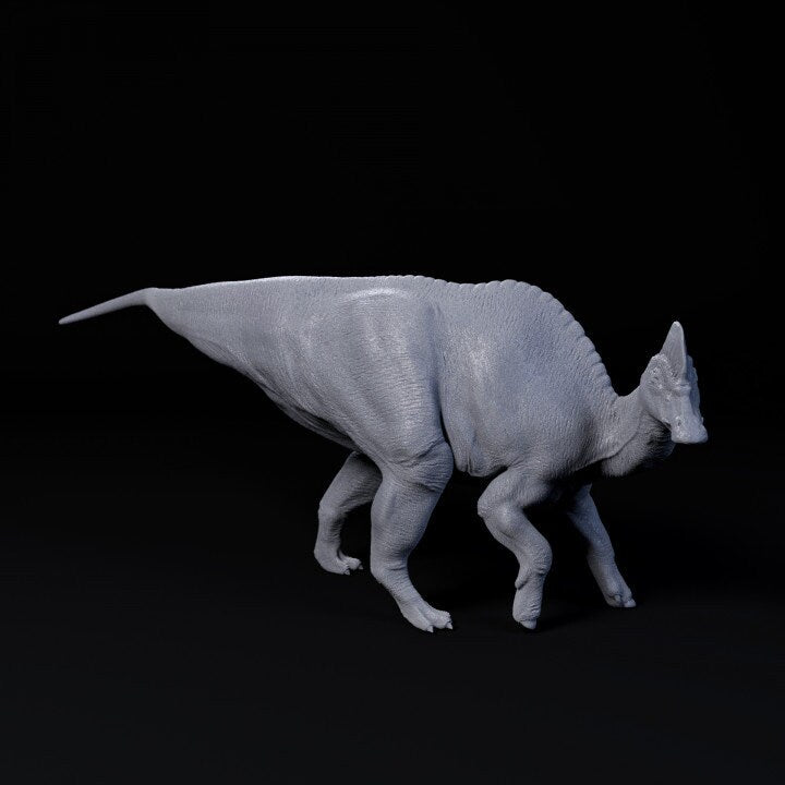 Corythosaurus Walking - UNPAINTED - Dino and Dog Miniatures