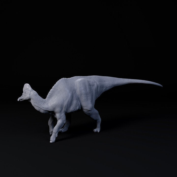 Corythosaurus Walking - UNPAINTED - Dino and Dog Miniatures