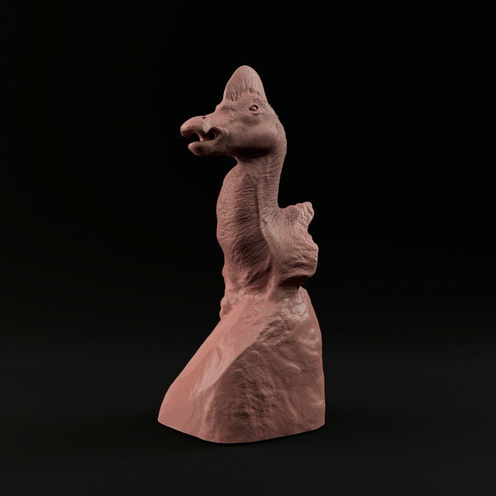 Corythosaurus Bust or Wall Mount - Dino and Dog Miniatures