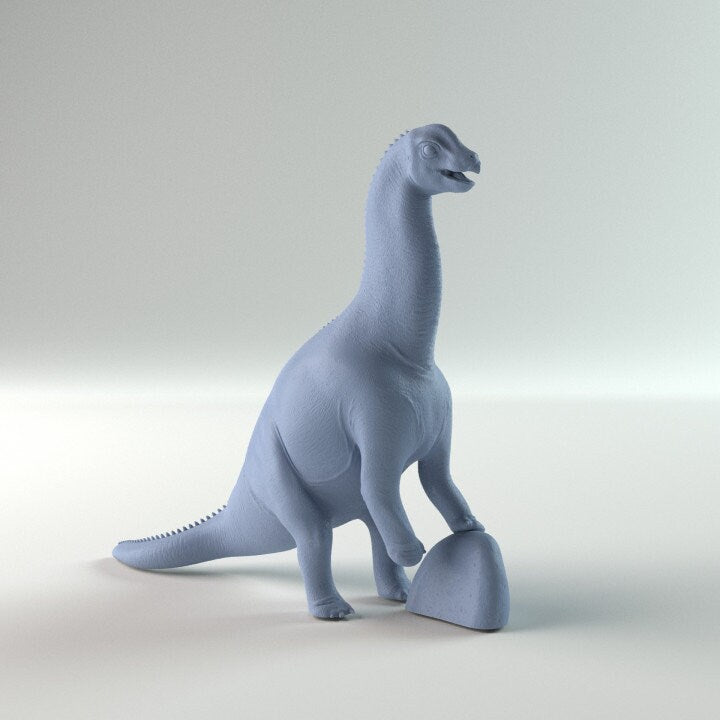 Isisaurus Baby Rear Up - Dino and Dog Miniatures